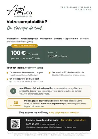 🤝 Un accompagnement comptable pens� pour les professionnels de sant�
